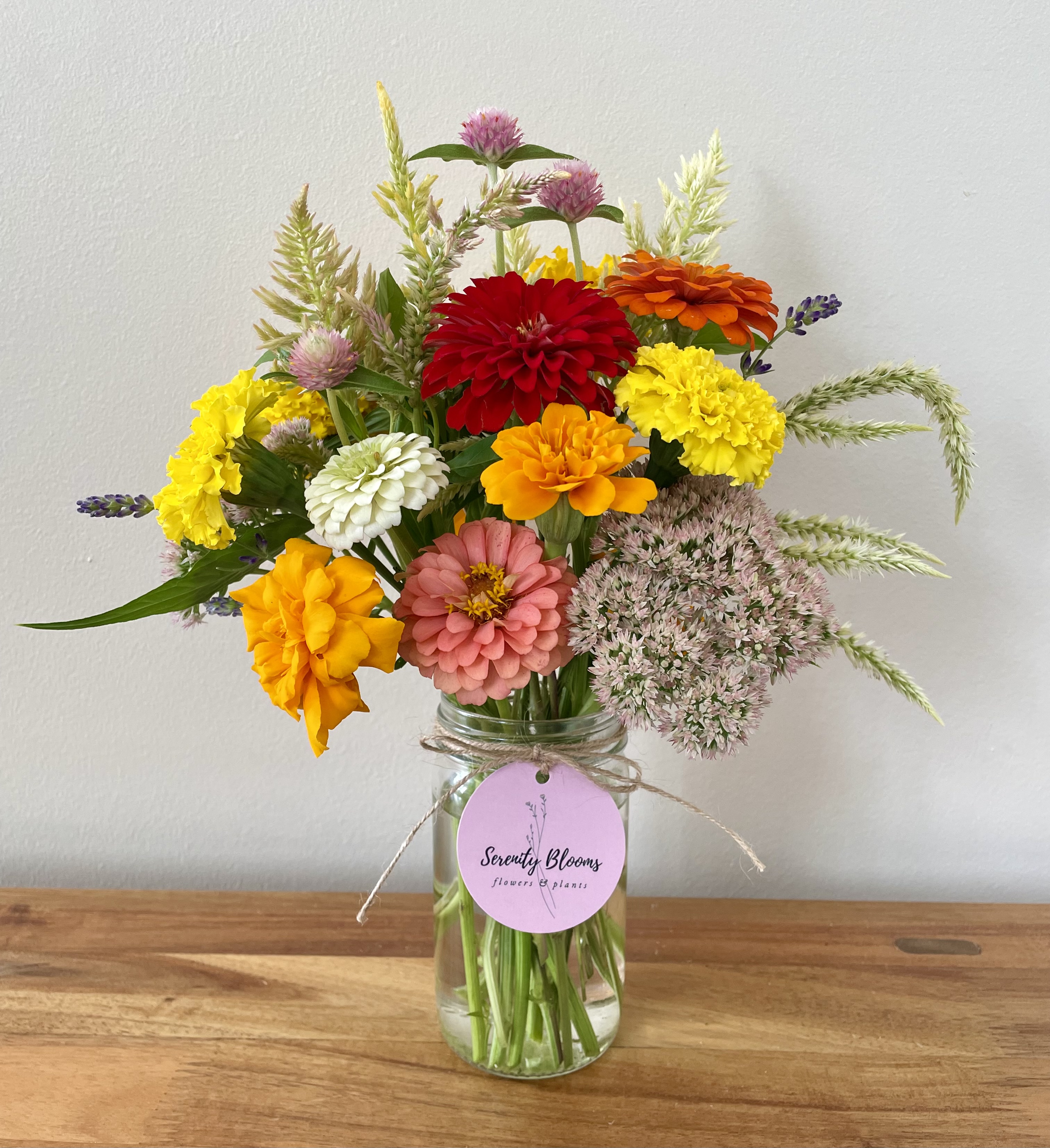 Serenity Blooms arrangement
