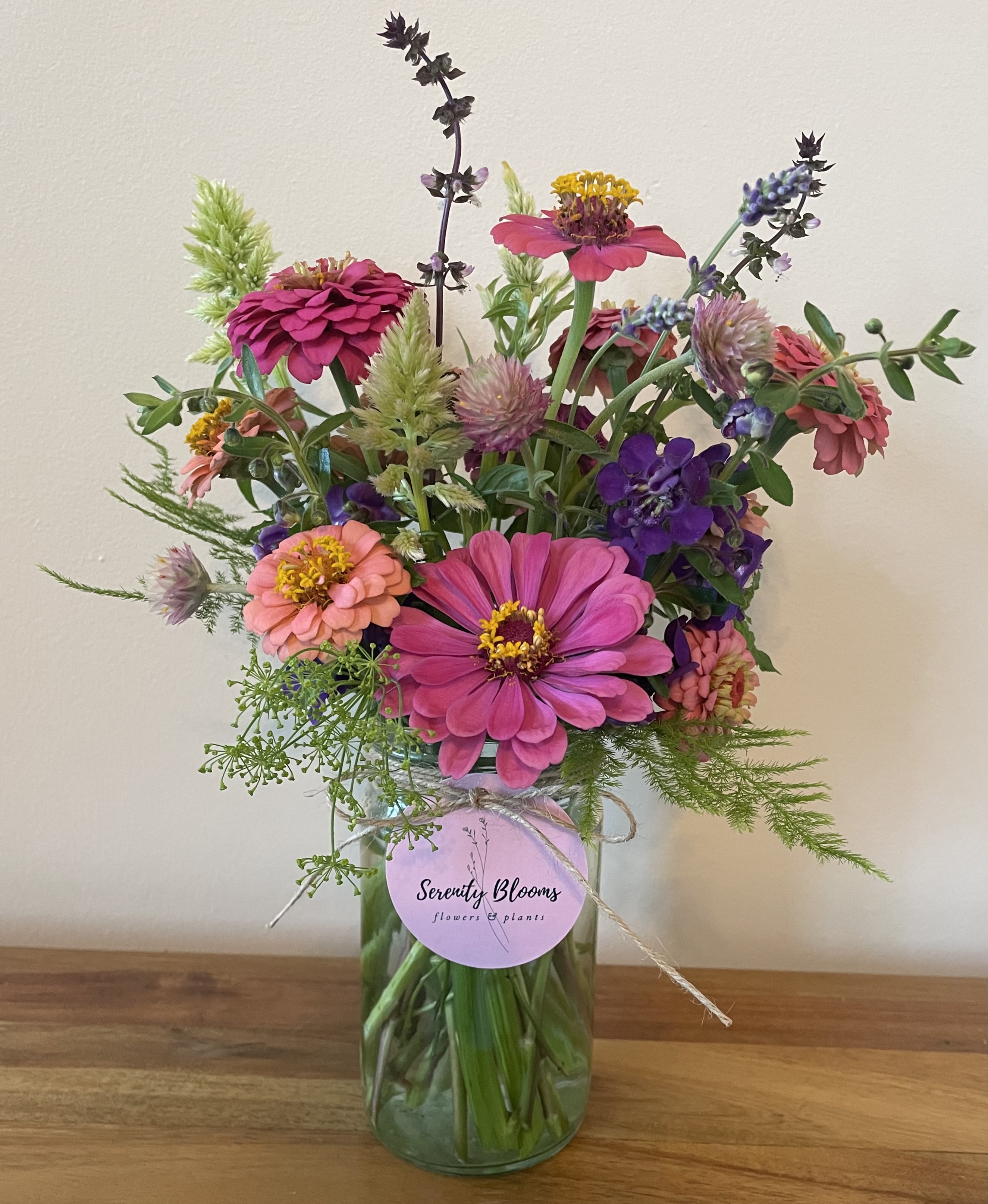 Locally grown flowers (June thru October)